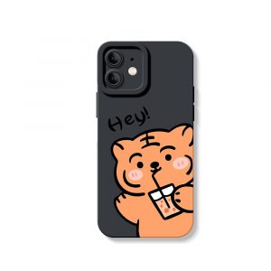 Cute Tiger Silicone Case for Apple iPhone Series