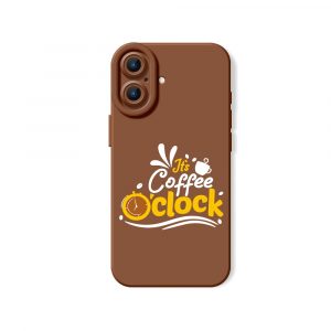 Coffee Clock Delight Silicone Case for Apple iPhone Series