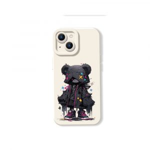 Shadow Bear Silicone Case for Apple iPhone Series