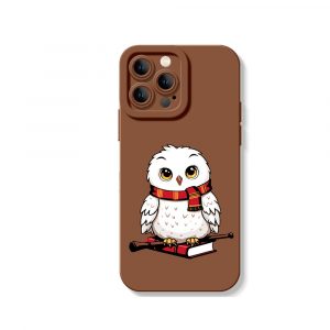 Charming Owl Wizard Silicone Case for Apple iPhone Series