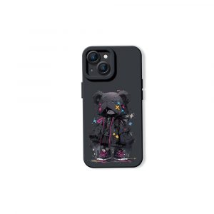 Shadow Bear Silicone Case for Apple iPhone Series