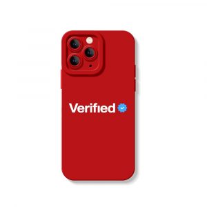 Verified Badge Style Silicone Case for Apple iPhone Series