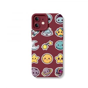 Galaxy Characters Silicone Case for Apple iPhone Series