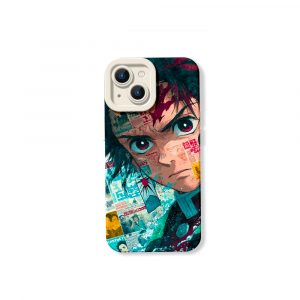 Bold Anime Collage Design Silicone Case for Apple iPhone Series