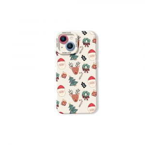 Festive Holiday Silicone Case for Apple iPhone Series