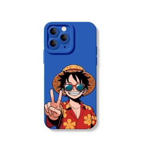 Playful Pirate Straw Hat Silicone Case for Apple iPhone Series