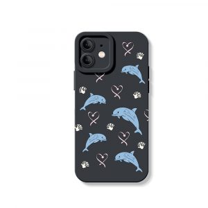 Dolphin Dreams Silicone Case for Apple iPhone Series