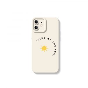 Live by the Sun Graphic Silicone Case for Apple iPhone Series