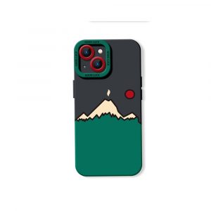 Mountain Sunrise Charm Silicone Case for Apple iPhone Series