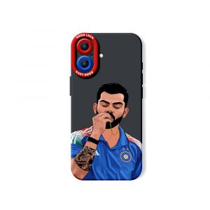 Victory Pose Cricketer Design Silicone Case for Apple iPhone Series