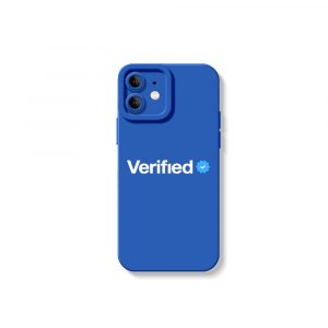 Verified Badge Style Silicone Case for Apple iPhone Series