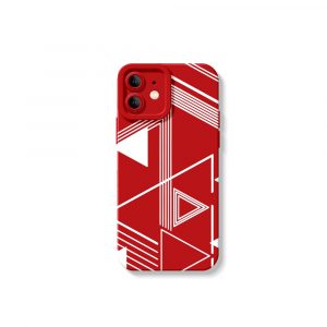 Monochrome Geometric Vibes Silicone Case for Apple iPhone Series