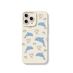 Dolphin Dreams Silicone Case for Apple iPhone Series