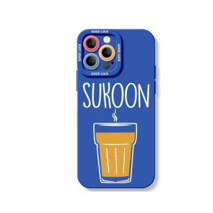 Cozy Chai Moments Silicone Case for Apple iPhone Series