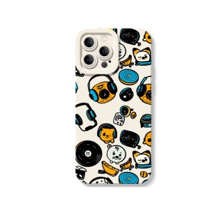 Groovy Beats Doodle Art Silicone Case for Apple iPhone Series