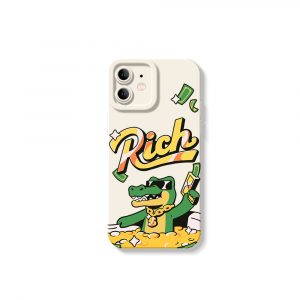 Rich Croco Silicone Case for Apple iPhone Series