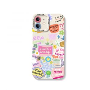 Inspirational Flowers Silicone Case for Apple iPhone Series