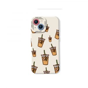 Daily Latte Delight Silicone Case for Apple iPhone Series