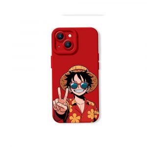 Playful Pirate Straw Hat Silicone Case for Apple iPhone Series