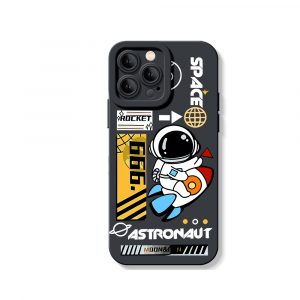 Cosmic Adventure Silicone Case for Apple iPhone Series
