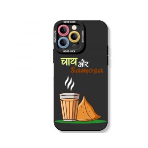 Chai Samosa Delight Silicone Case for Apple iPhone Series