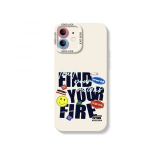 Stickers Collage Silicone Case for Apple iPhone Series