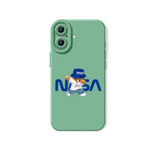 Astronaut Bear Adventure Silicone Case for Apple iPhone Series