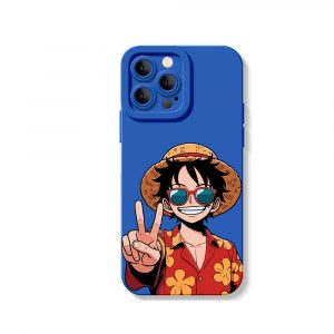 Playful Pirate Straw Hat Silicone Case for Apple iPhone Series