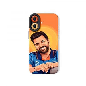 Sunset Cricket Champion Silicone Case for Apple iPhone Series