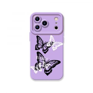 Butterfly Bliss Silicone Case for Apple iPhone Series