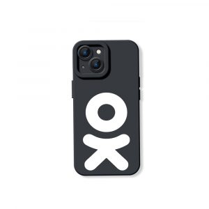 Playful Monochrome OK Silicone Case for Apple iPhone Series