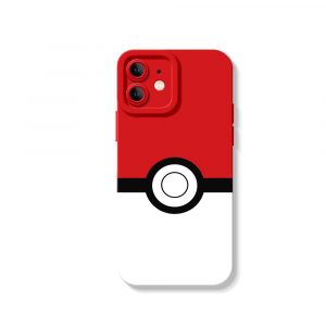 Catch Poke Design Silicone Case for Apple iPhone Series