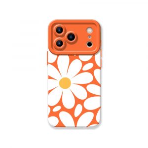 Retro Blossom Burst Silicone Case for Apple iPhone Series