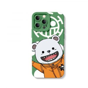 Cheerful Bear Pirate Adventure Silicone Case for Apple iPhone Series