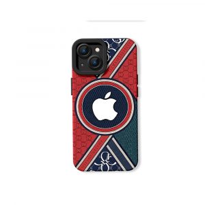 Bold Geometric Elegance Silicone Case for Apple iPhone Series