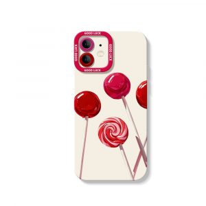 Lollipop Delight Vibrant Silicone Case for Apple iPhone Series