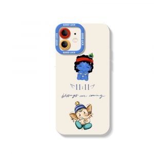 Little Divine Blessings Silicone Case for Apple iPhone Series - iPhone 12, White