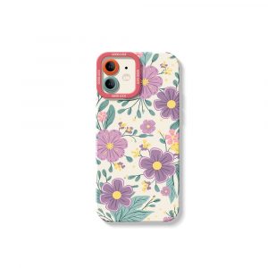Floral Charm Silicone Case for Apple iPhone Series