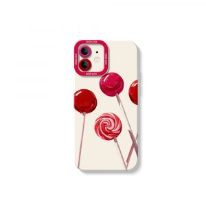 Lollipop Delight Vibrant Silicone Case for Apple iPhone Series