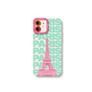 Pastel Paris Silicone Case for Apple iPhone Series