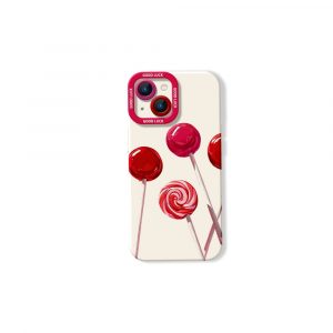 Lollipop Delight Vibrant Silicone Case for Apple iPhone Series
