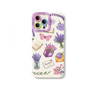 Floral Butterfly Elegance Silicone Case for Apple iPhone Series