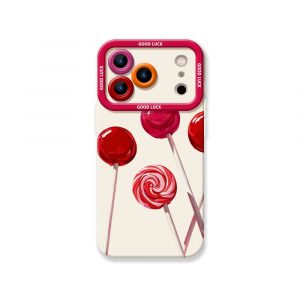 Lollipop Delight Vibrant Silicone Case for Apple iPhone Series