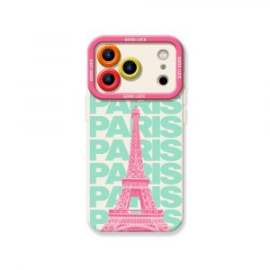 Pastel Paris Silicone Case for Apple iPhone Series