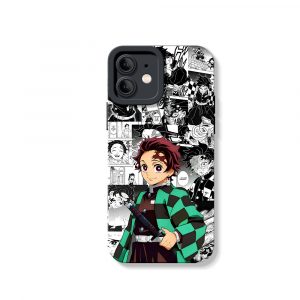 Anime Warrior Manga Collage Silicone Case for Apple iPhone Series