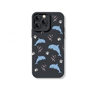 Dolphin Dreams Silicone Case for Apple iPhone Series