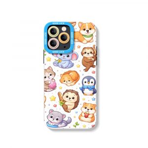Adorable Animals Charm Silicone Case for Apple iPhone Series