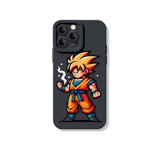 Anime Warrior Power-Up Silicone Case for Apple iPhone Series