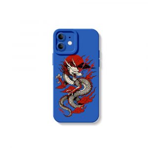 Firestorm Dragon Art Silicone Case for Apple iPhone Series