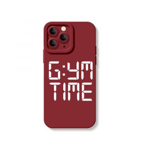 Digital Countdown Gym Time Silicone Case for Apple iPhone Series